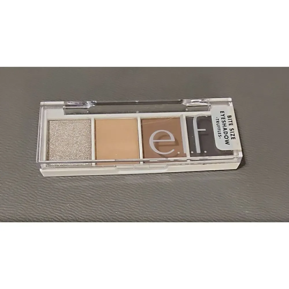 NEW~ELF 3 Pc. Eyeshadow Palette & Supers Skincare Mini Trio Bag